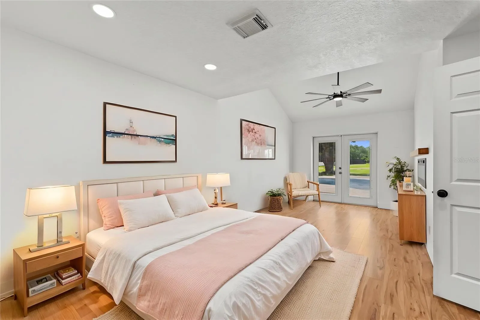 Master bedroomStaged