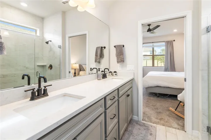 Luxurious primary bathroom