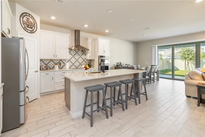 Expansive open kitchen