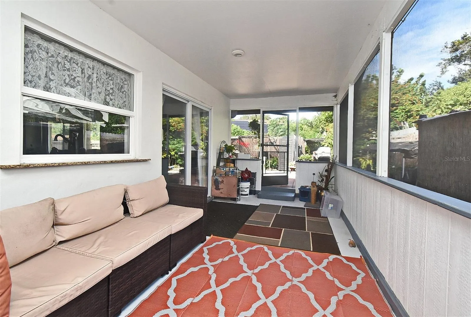 31 Chip Ct. with side porch leading to the back yard.