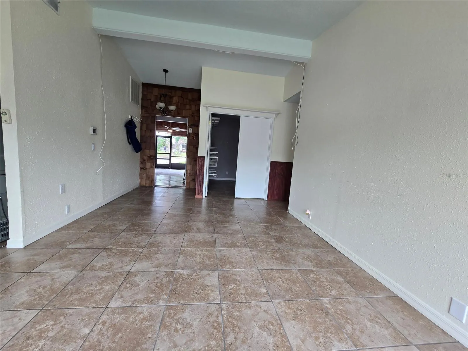 Living room and entrance foyer