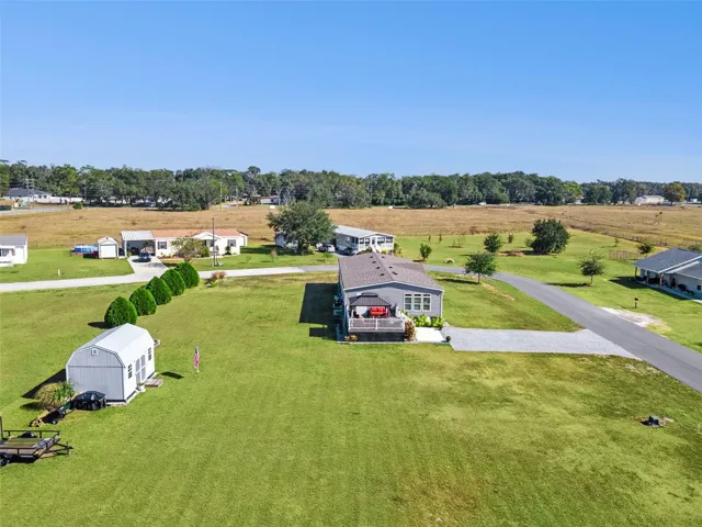 Backyard with a Shed