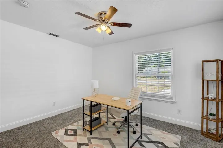 Bedroom 2/Home Office with New Carpet