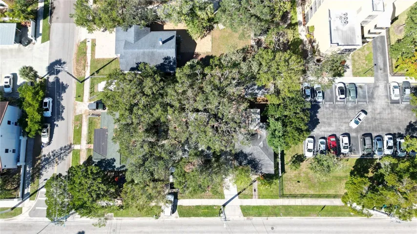 Current aerial - three homes on three lots