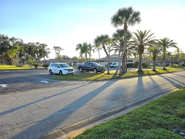 The pool, shuffleboard and clubhouse are directly across the street