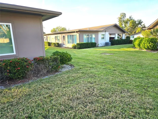 Lots of green space between units