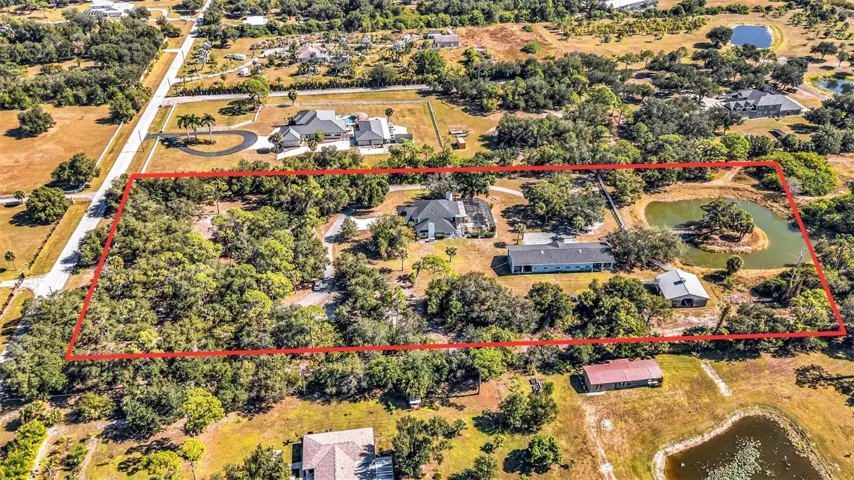 airea shot of property