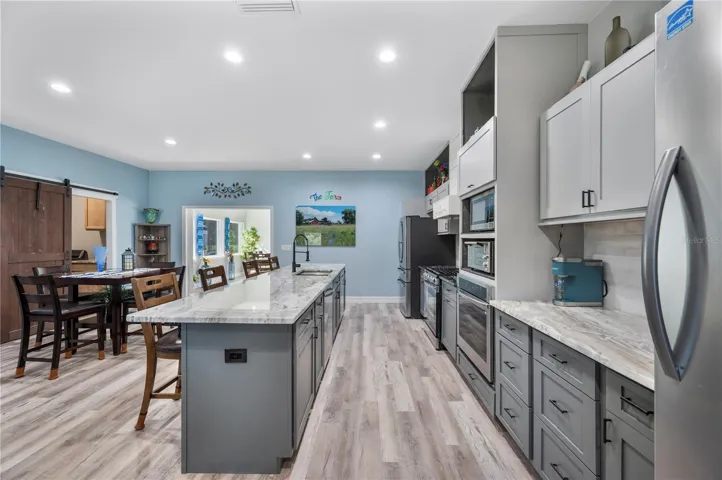 Kitchen with lots of counter space