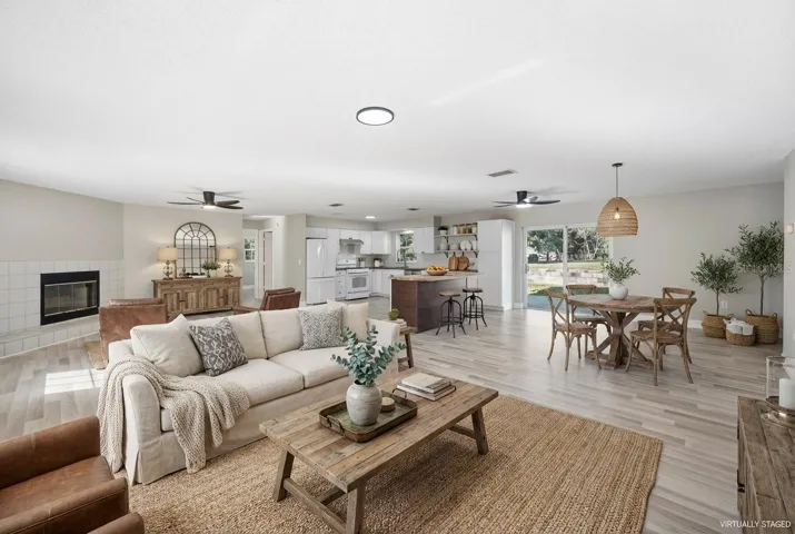 Great Room Second Home Virtual Staged