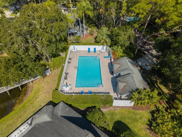 Aerial with Community Pool