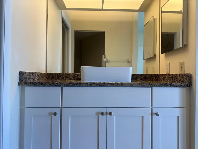 Master Bathroom new vanity, sink & mirror