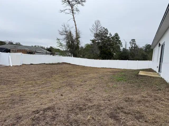 Additional fence applied
