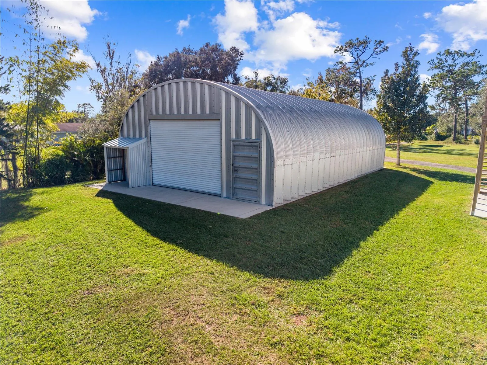 Rear view of 30 x 50 metal building (Workshop)