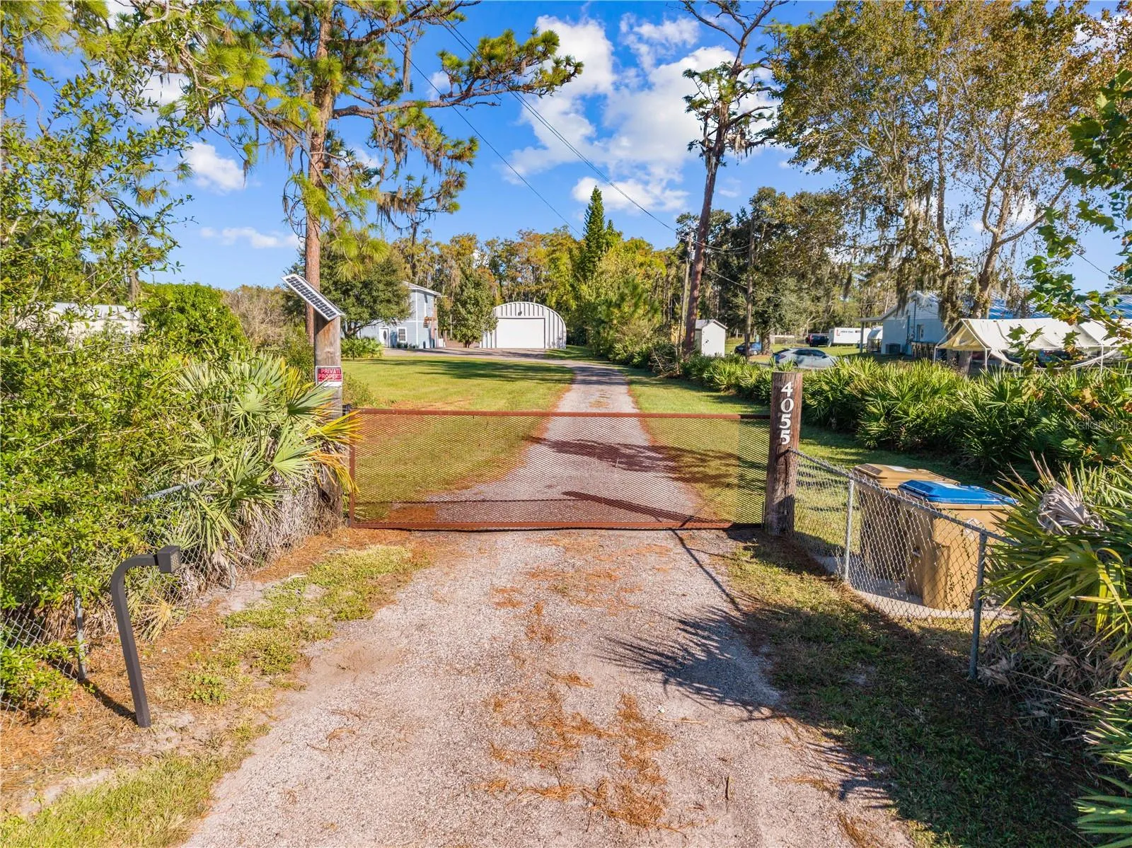 Entrance Gate to the property