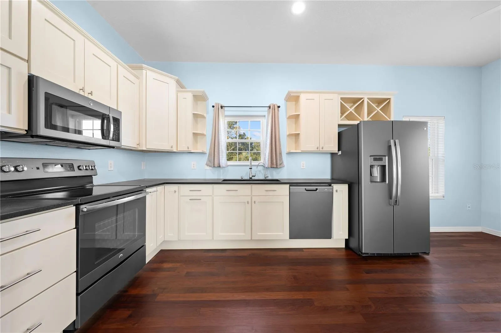 Main house upstairs, view of Kitchen