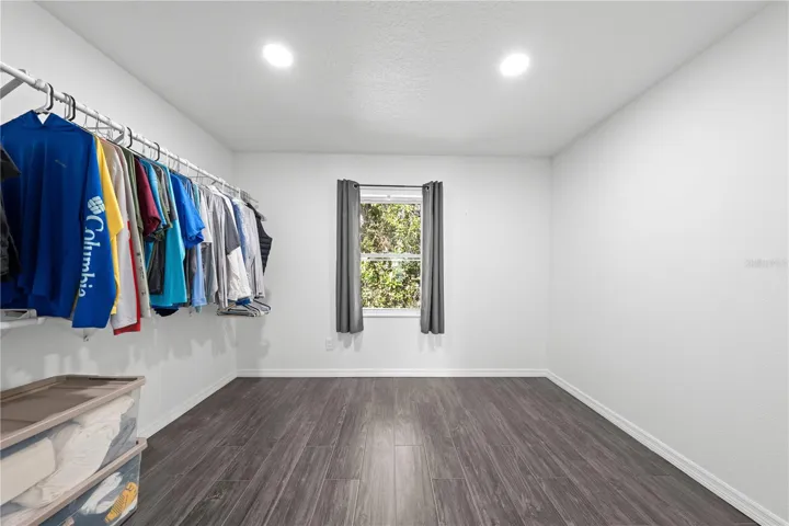 In-law suite closet and storage room