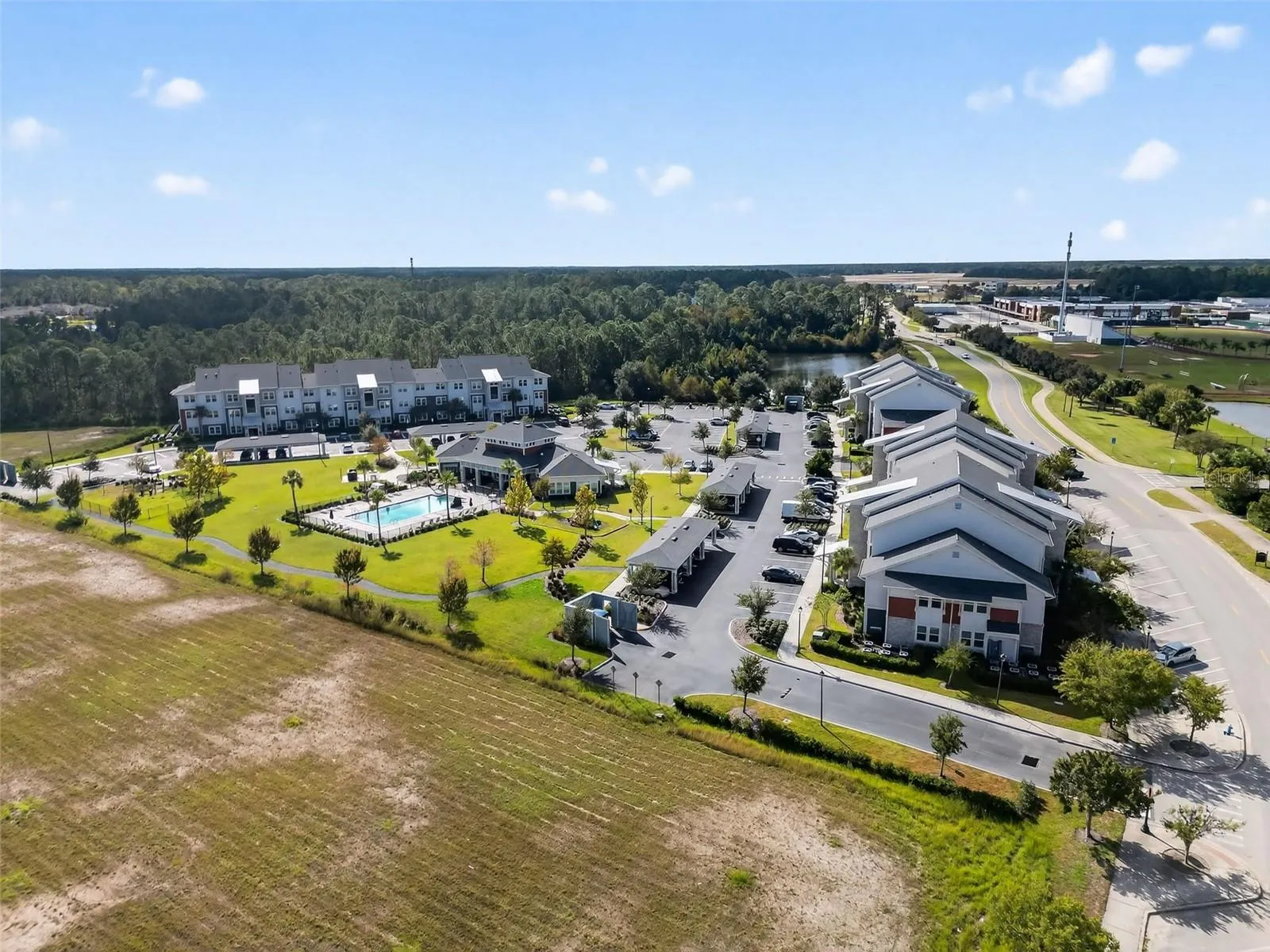 Aerial of The Palms at Town Center Apartments