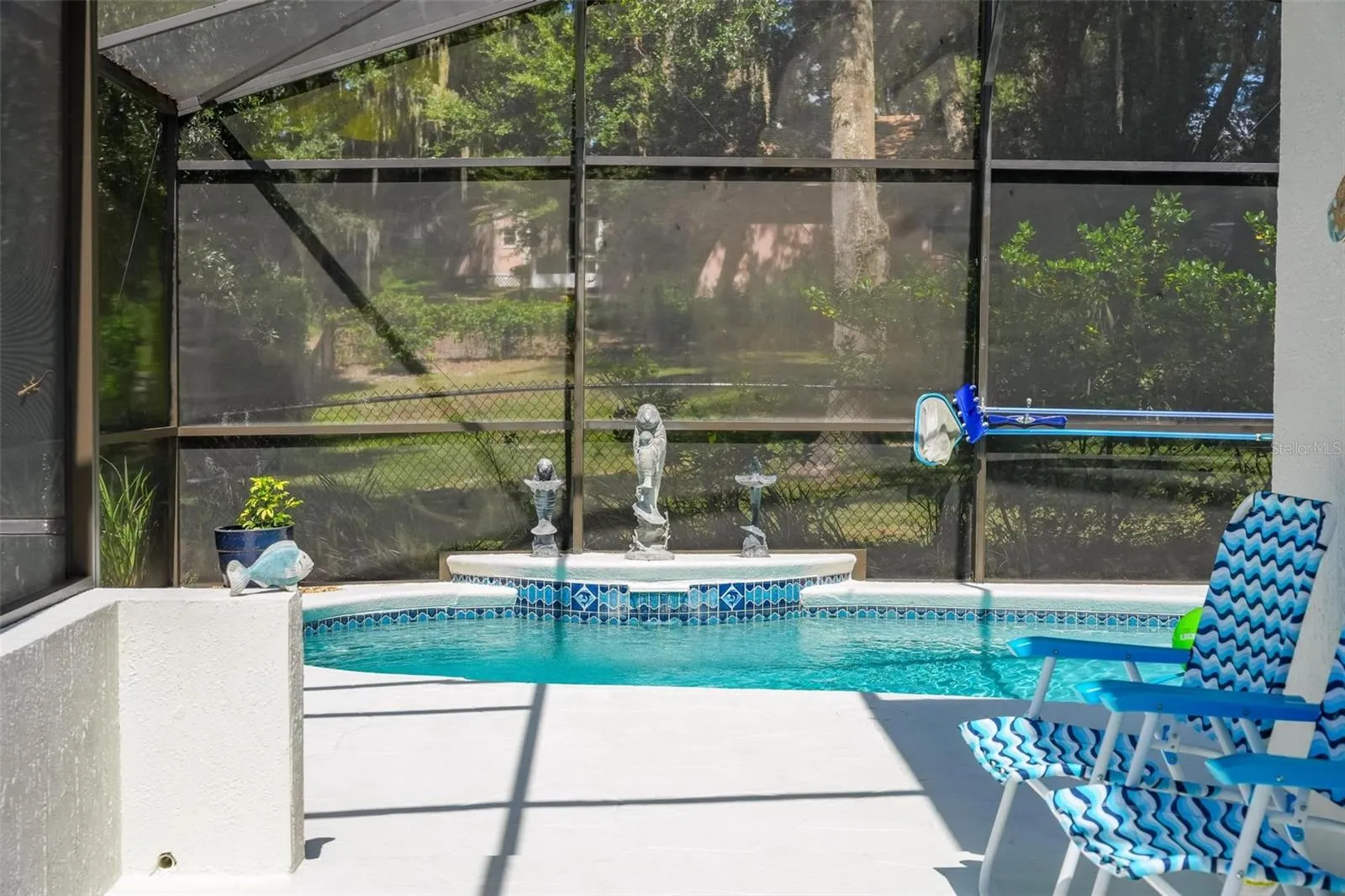 Pool with Birdcage