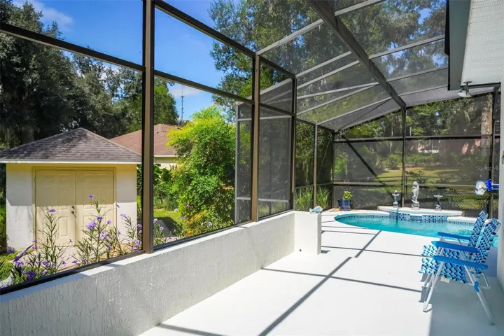 Pool with Birdcage