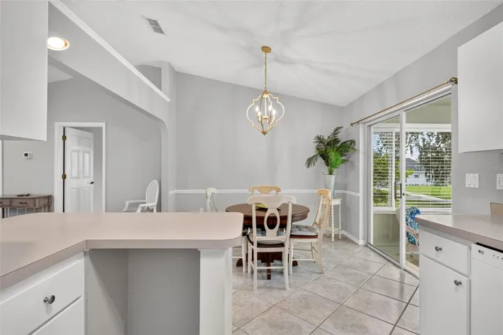 Kitchen into Dining room
