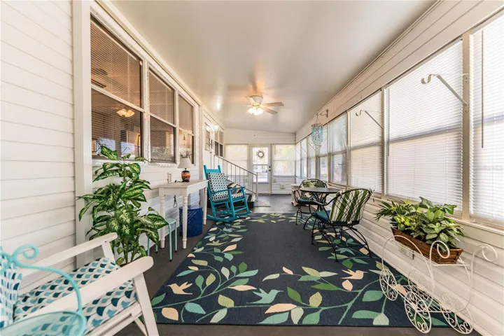 Beautiful sun porch