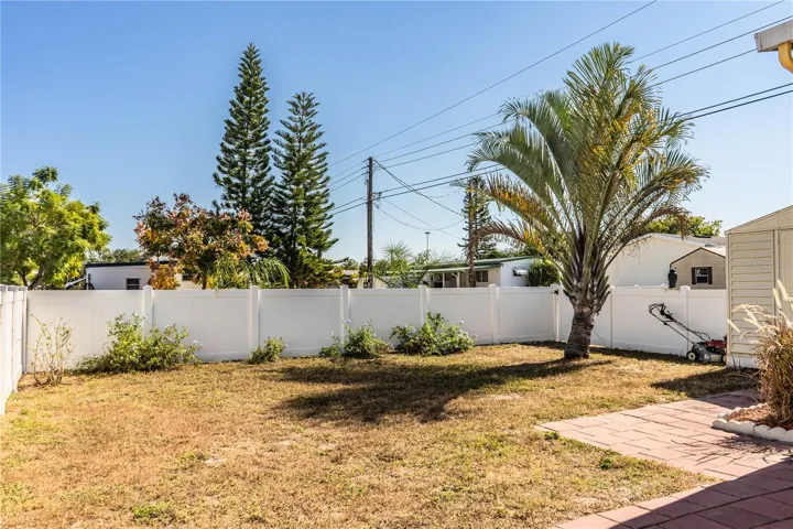 large backyard