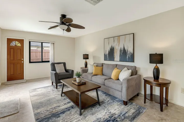 Virtually Staged Living Area