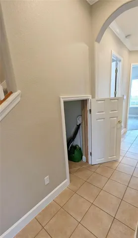Extra storage under the stairs, AND in the garage!