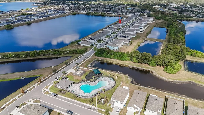 Aerial Lake View
