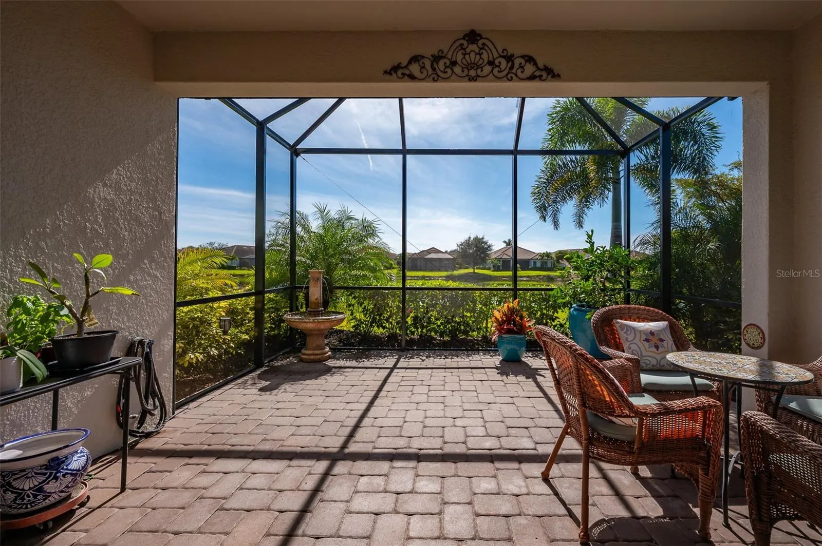 Lanai has Automatic Hurricane screens