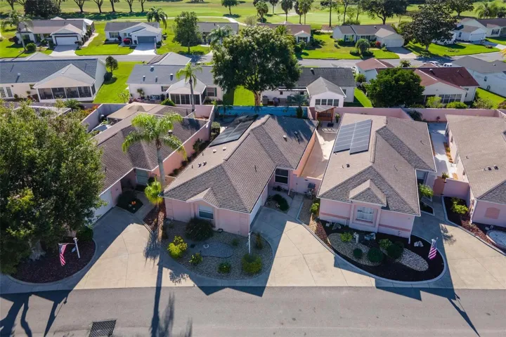 Aerial of Exterior front of home