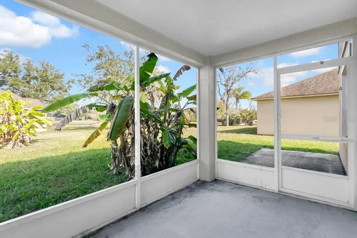 Rear Patio