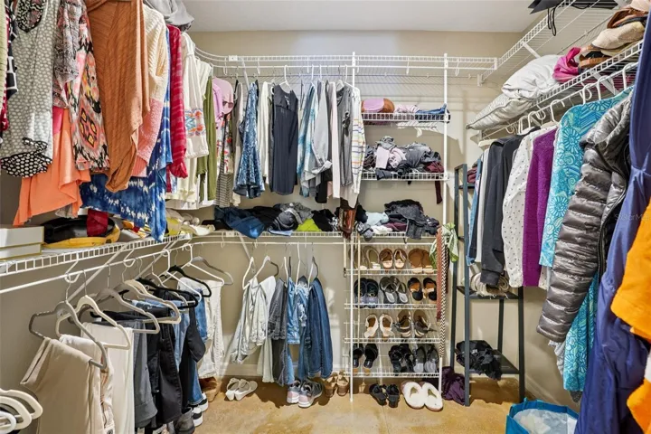 Primary Wak in Closet