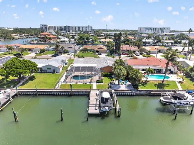 Deep water with a boat slip and a boat lift