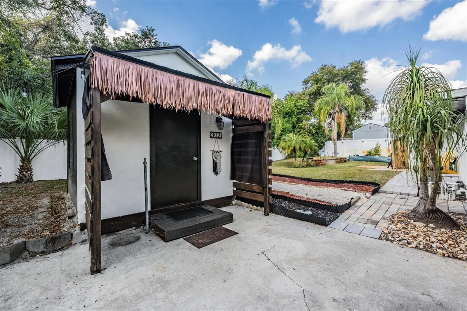 Shed in the backyard