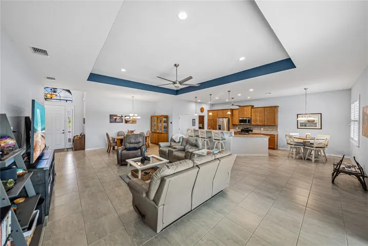 Living room & kitchen