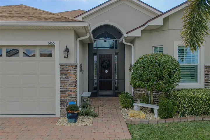 Screened front entry