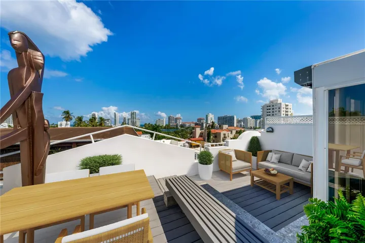 Terrace - This image has been virtually staged and does not reflect the current state of the property.