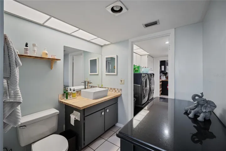 Laundry Room Downstairs/Half bathroom