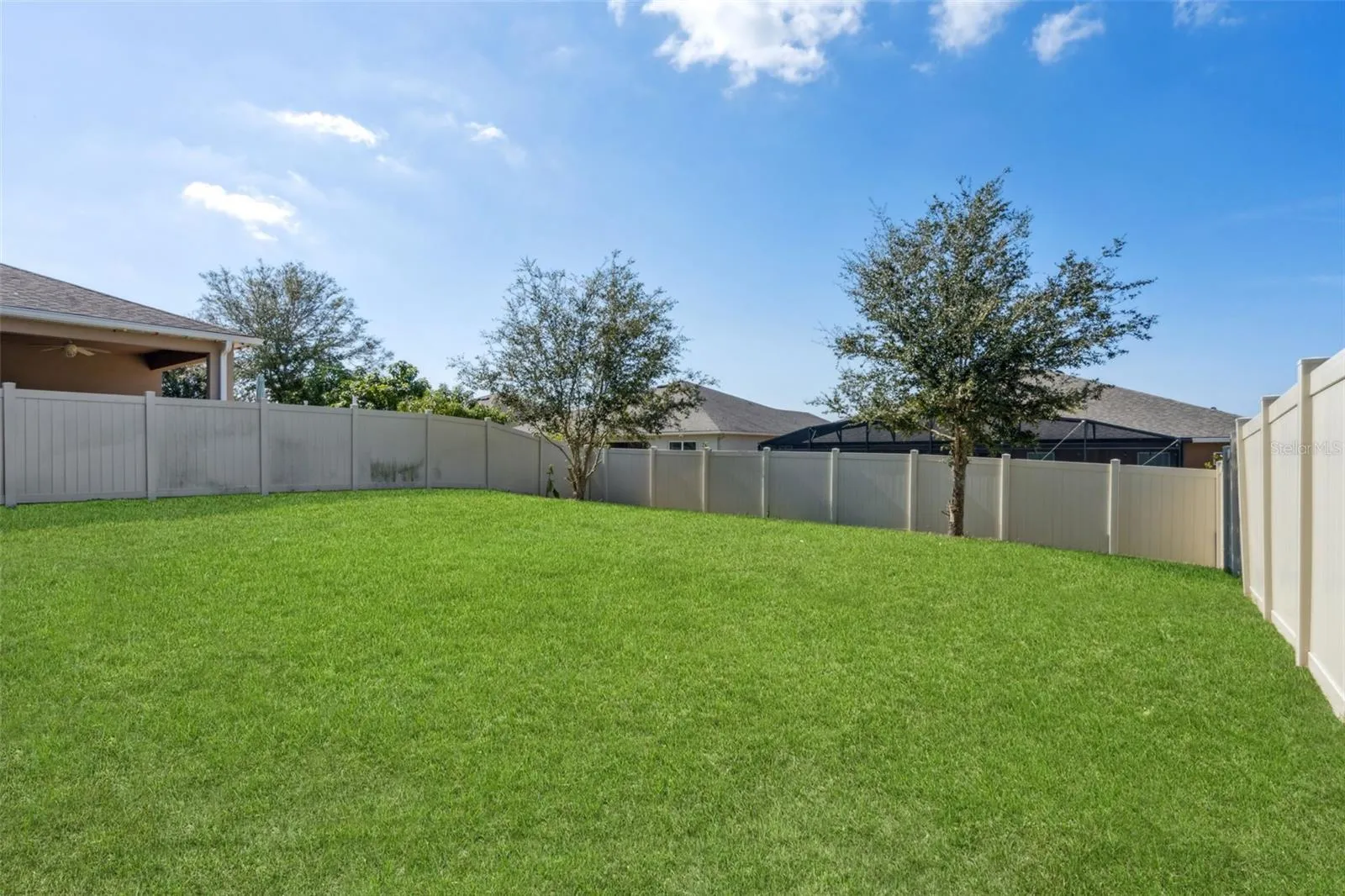 Fenced in yard