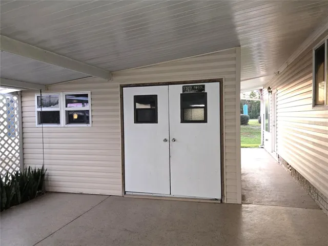 Shed and Laundry room