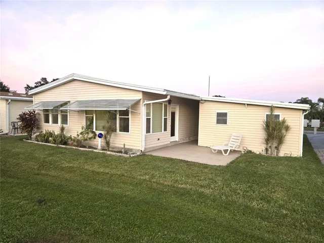 Rear of house