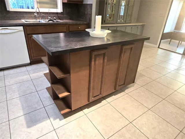 Kitchen work island with storage
