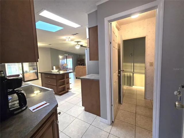 Entering into kitchen