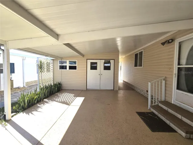 Carport and shed