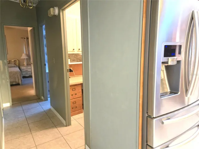 Hallway to beds and baths