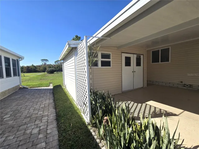 Path to backyard