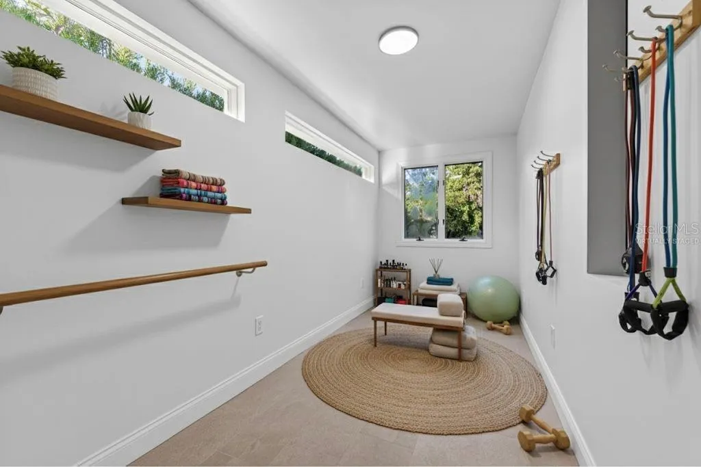 Flex space (virtually staged)