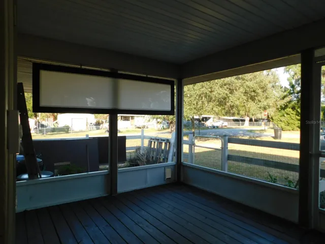 Back porch - screened