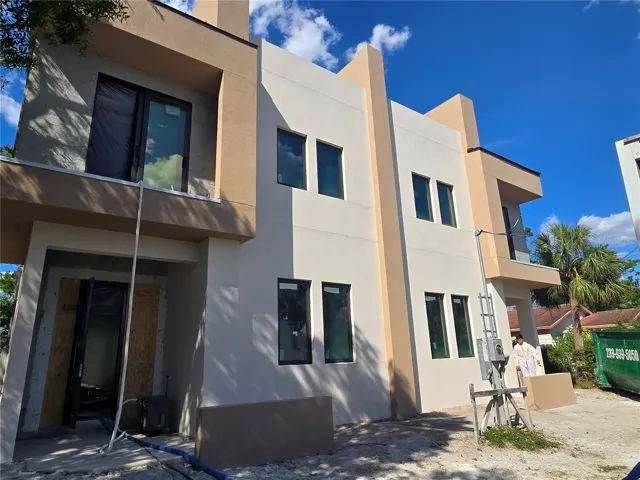 rear of property
